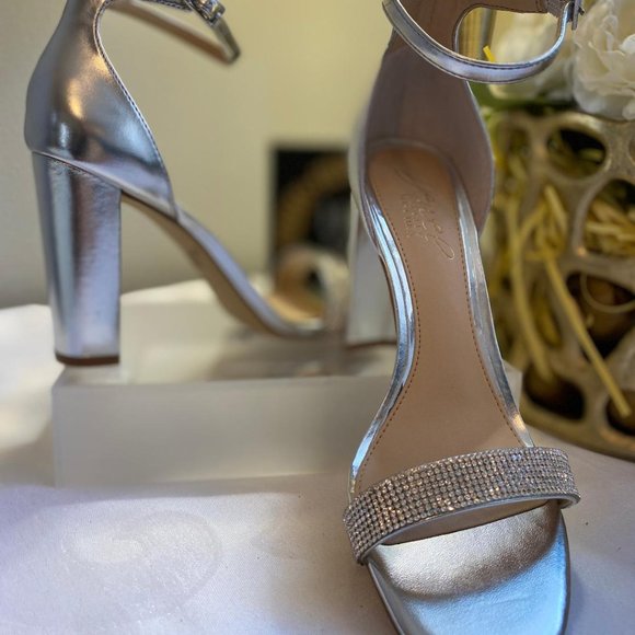 Keshia Rhinestone Dress Sandals Shoe - Picture 4 of 6